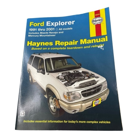Haynes 1991 Thru 2001 All Models Ford Explorer Repair Manual Book - Picture 1 of 3